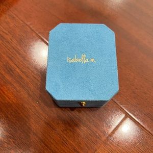 isabella m “M” necklace sterling silver